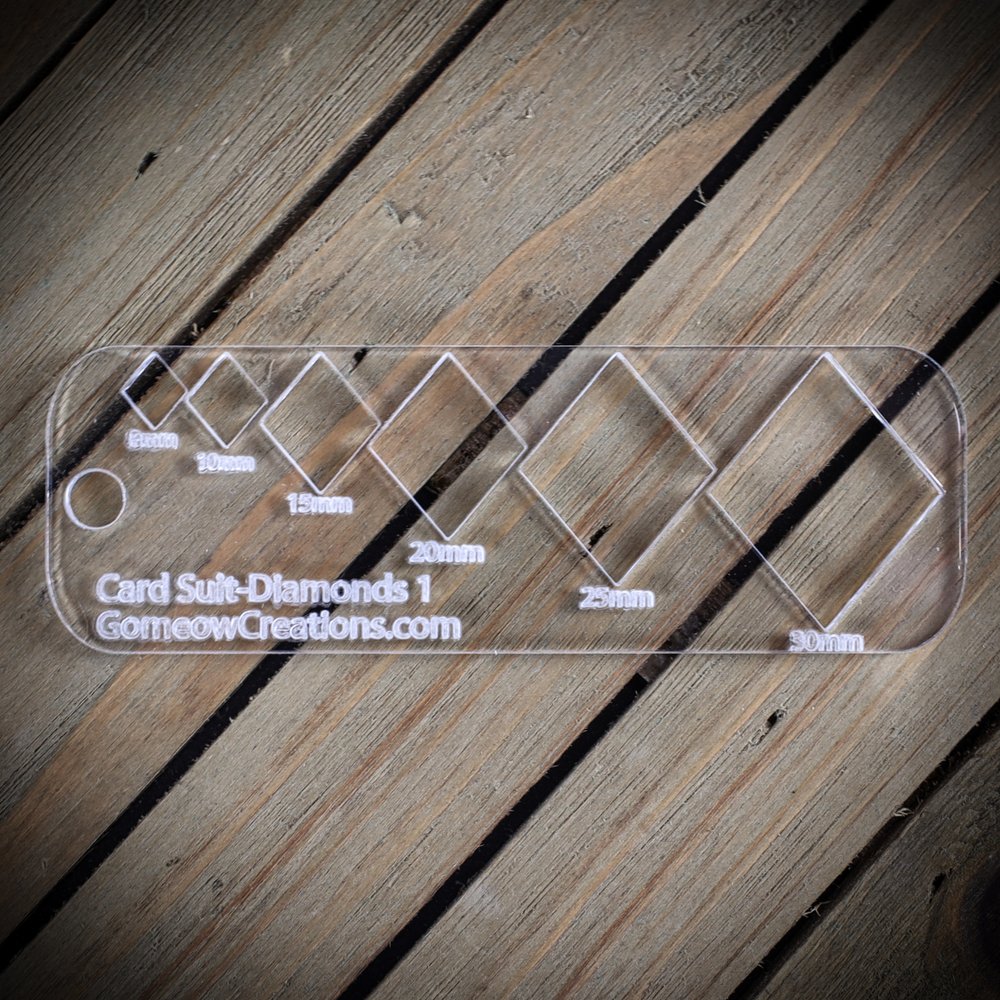 Card Suit-Diamonds 1 Template