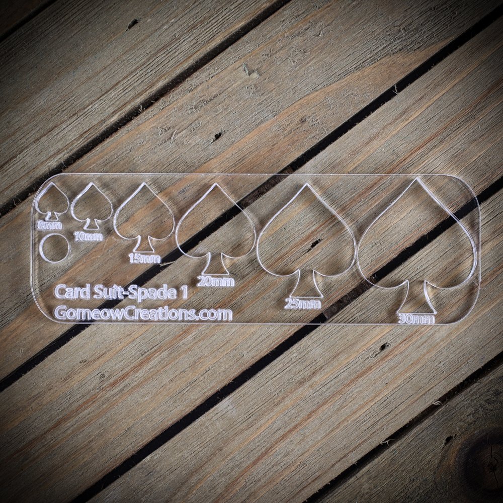 Card Suit-Spades 1 Template