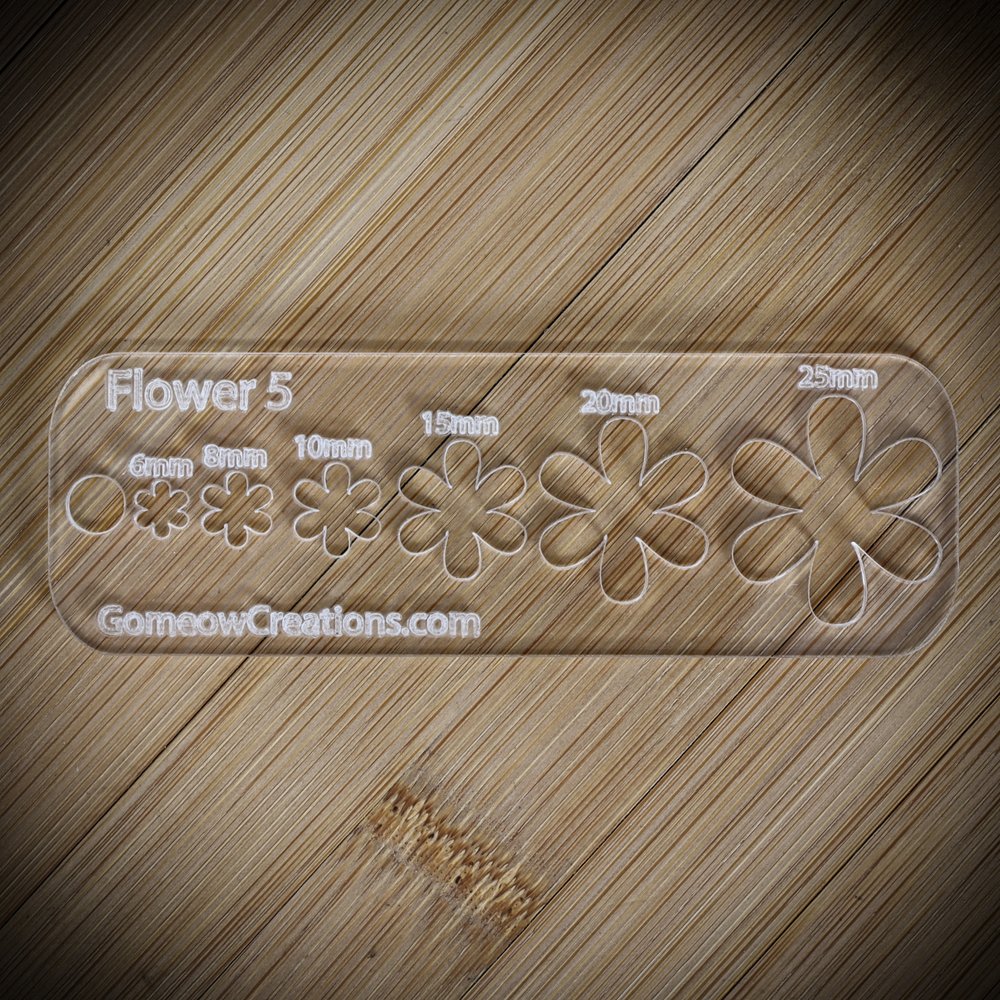 Flower 5 Template