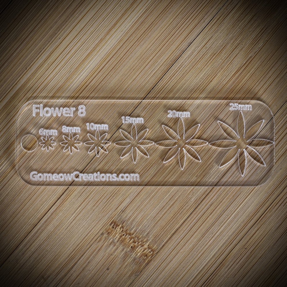 Flower 8 Template