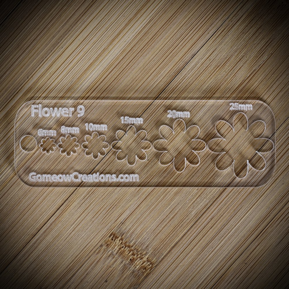 Flower 9 Template