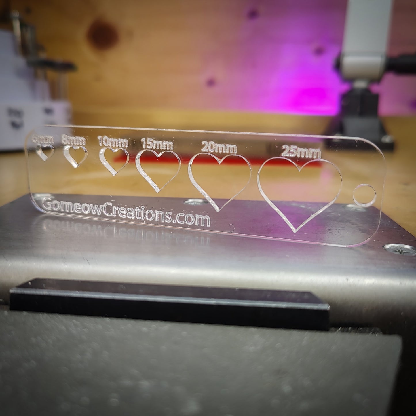 Heart & Bail Size Templates
