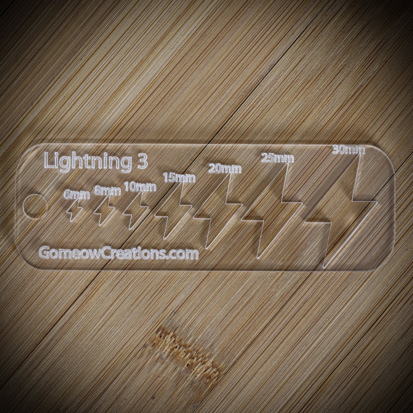 3 Lightning Bolt Template