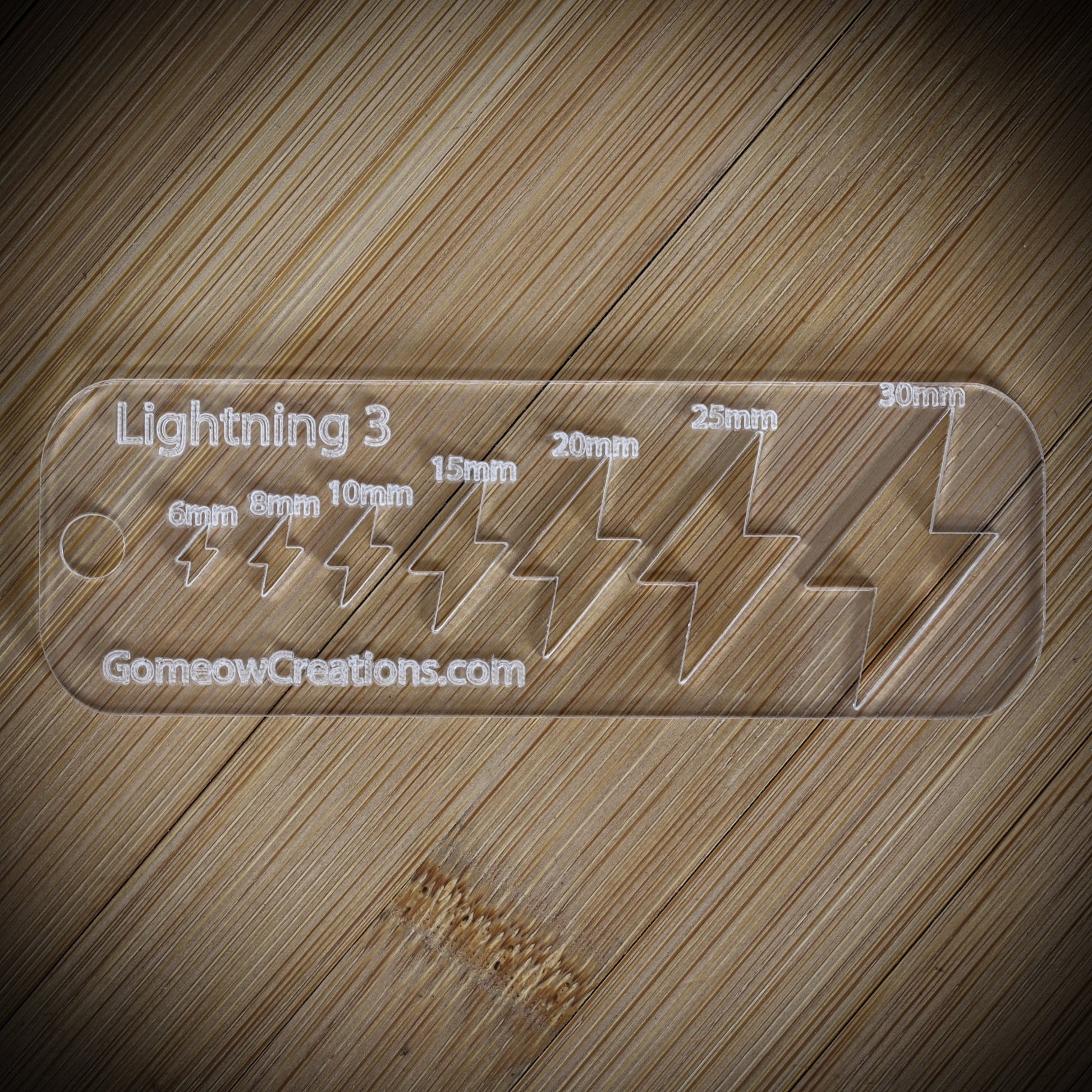 3 Lightning Bolt Template