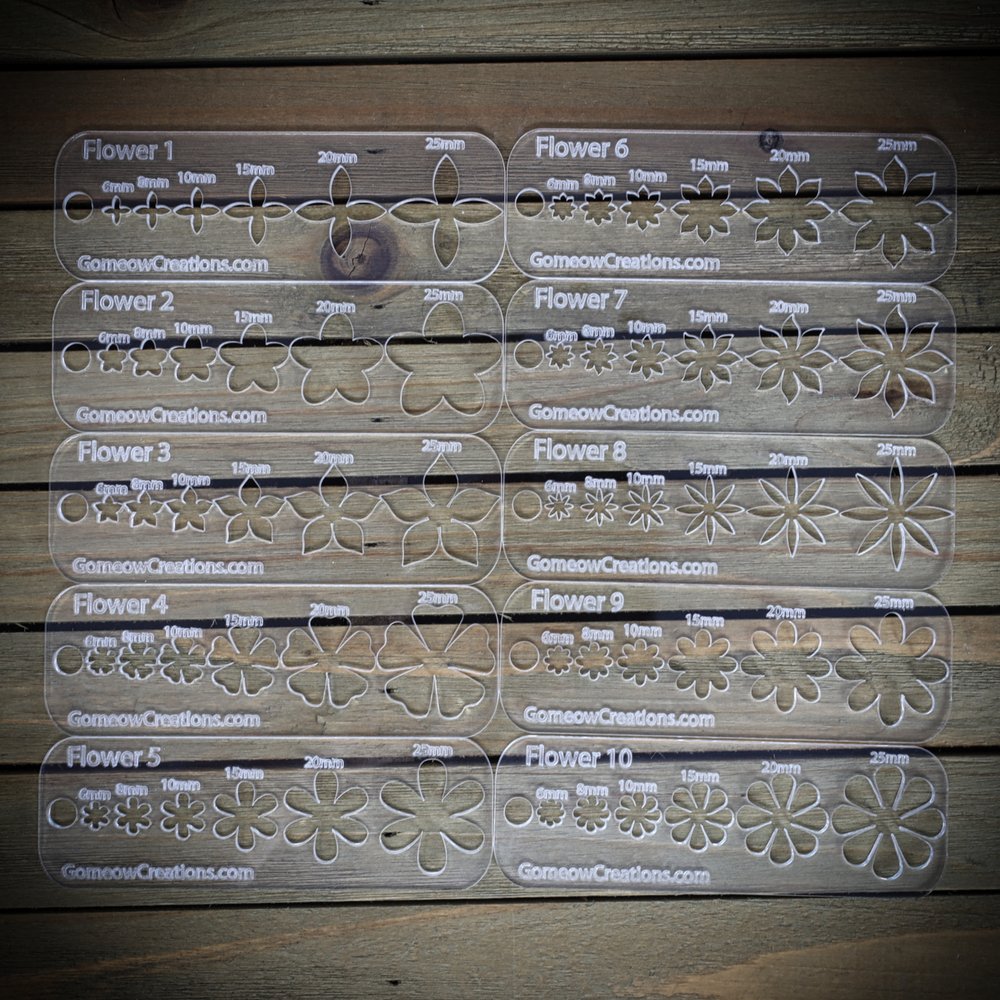 Springtime Flowers Set Template